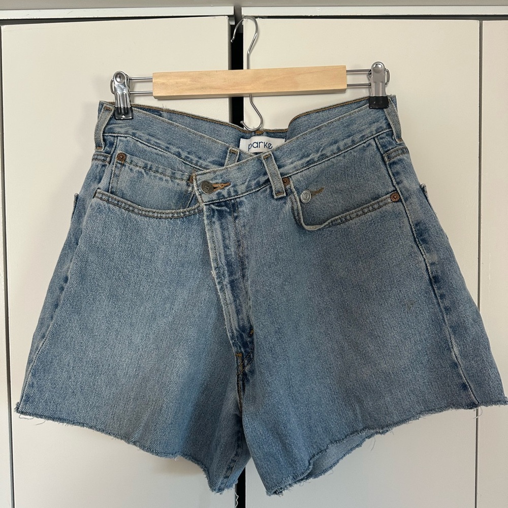 PARKE Chelsea Parke Crossover shorts size small